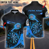 BlueJose Darts Flaming Personalized Name, Team Name Shirt (6 Colors)