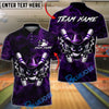 BlueJose Bowling & Pins Cowboy Gunslinger Customized Name, Team Name 3D Shirt (4 Colors)