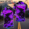 BlueJose Darts Black Fire Wolf Moon Target Personalized Name, Team Name Unisex Shirt (4 Colors)