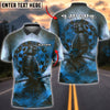 BlueJose Darts Samurai Smoke Dartboard Multicolor Options Personalized Name Shirt (4 Colors)