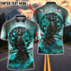 BlueJose Darts Samurai Smoke Dartboard Multicolor Options Personalized Name Shirt (4 Colors)