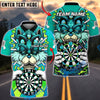BlueJose Darts Monster Cat Board Graphic Multicolor Options Personalized Name Shirt (4 Colors)