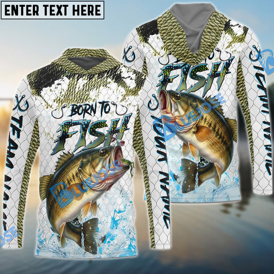 Bluejose Bass Fishing Skin Dynamic Jump New Custom Name & Team Name 3D Shirts