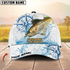 BlueJose Fishing Outdoor Water Splash Compass Graphic Personalized Cap (13 Breeds)