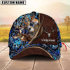 BlueJose Deer Hunting Camo Antler Skull Multicolor Options Personalized Name 3D Cap