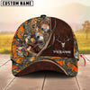 BlueJose Deer Hunting Camo Antler Skull Multicolor Options Personalized Name 3D Cap