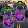 BlueJose Darts Fire Dragon Multicolor Options Personalized Name Shirt (4 Colors)