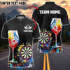 BlueJose Darts Splash Wine Personalized Name, Team Name Shirt