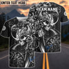 BlueJose Darts Viking Skull Warrior Personalized Name, Team Name Shirt (2 Colors)