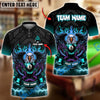 BlueJose Billiards Ball 8 Eagle Dragon Personalized Name & Team Name Shirt (4 Colors)