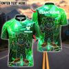 BlueJose Darts Hiphop Bear Neon Style Customized Name, Team Name 3D Shirt (4 Colors)