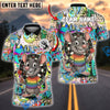 BlueJose Darts Rat Graffiti Style LGBTQ+ Support Personalized Name, Team Name Shirt (4 Colors)