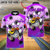 BlueJose Bowling And Pins Cowboy With Bullet Holes Design Customized Name, Team Name 3D Shirt (4 Colors)