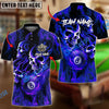 BlueJose Billiards 8 Ball Fusion Skulls Personalized Name, Team Name Unisex Shirt ( 4 Colors )