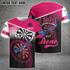 BlueJose Darts Triple Is Fun Personalized Name Shirt