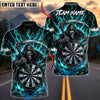 BlueJose Darts Dark Gothic Skeleton Scythe Personalized Name, Team Name Unisex Shirt (4 Colors)