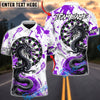 BlueJose Darts Storm Dragon Dartboard Multicolor Options Personalized Name Shirt (4 Colors)