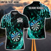 BlueJose Darts Fire Claws Personalized Name, Team Name Shirt (4 Colors)