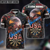 BlueJose USA Pride Eagle Darts Personalized Name, Team Name 3D Shirt