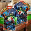 BlueJose Billiards Ball 8 Graffiti Street Personalized Name, Team Name Unisex Shirt ( 4 Colors )