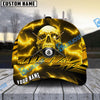 BlueJose Deadly Thunder Skull Personalized Name Cap ( 6 colors)