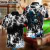 BlueJose Billiards 8-Ball Thunder Sword Dragon Personalized Name Shirt (4 Colors)