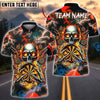 BlueJose Darts Skull Thunder Personalized Name, Team Name Shirt (4 Colors)