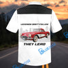 Bluejose Personalized 1958 Chevrolet Corvette C1 Garage Mechanic Hawaiian Shirt