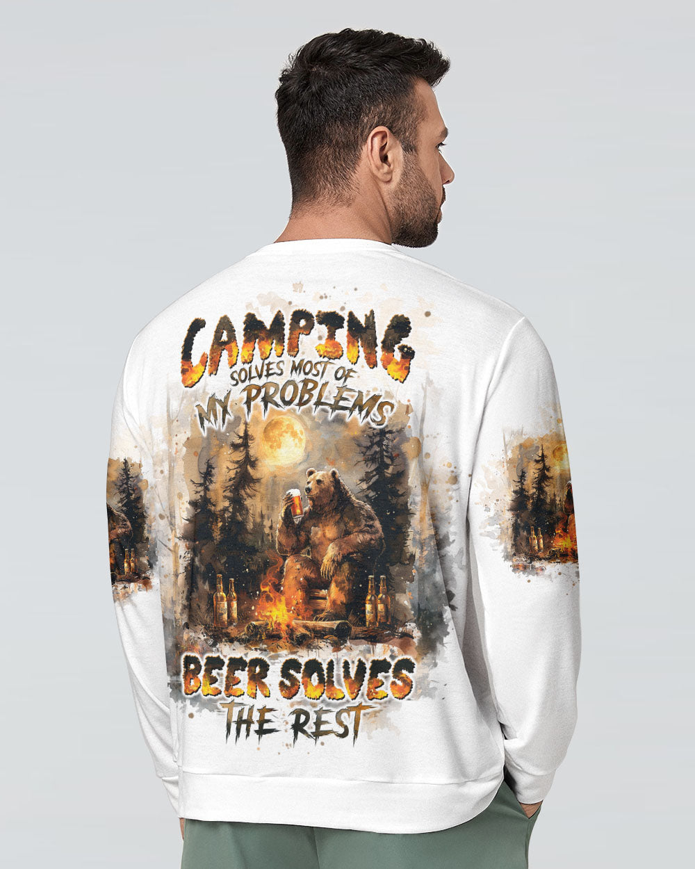 BEER SOLVES THE REST BEAR ALL OVER PRINT - TLTW2708243
