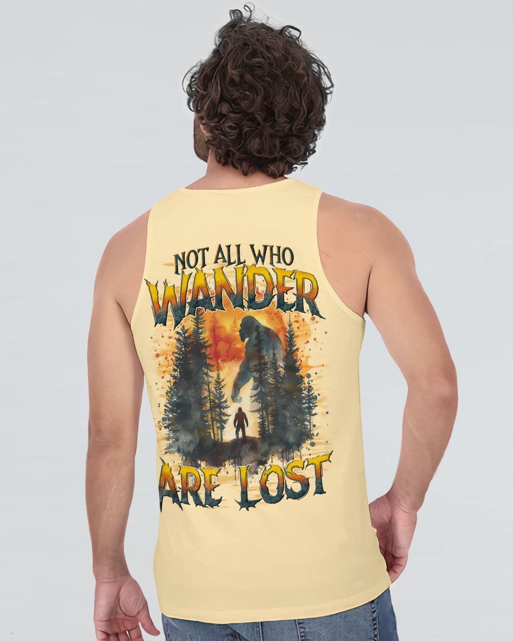 NOT ALL WHO WANDER ARE LOST BIGFOOT ALL OVER PRINT - TYQY2310242