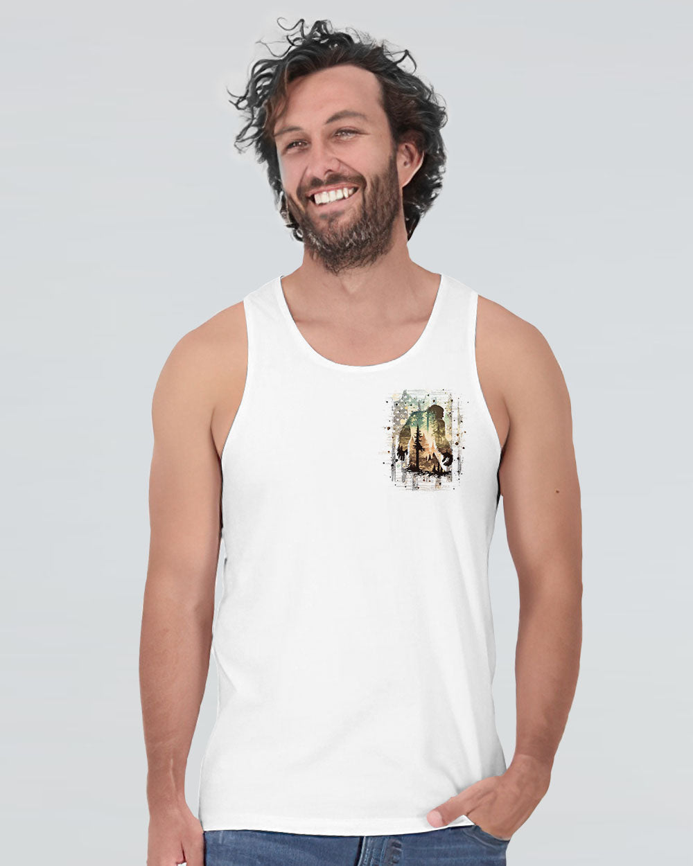 BORN TO EXPLORE DESTINED TO BE WILD BIGFOOT ALL OVER PRINT - TLPQ1309243