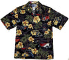 Bluejose Hibiscus Drag Racers Men's Hawaiian Shirt