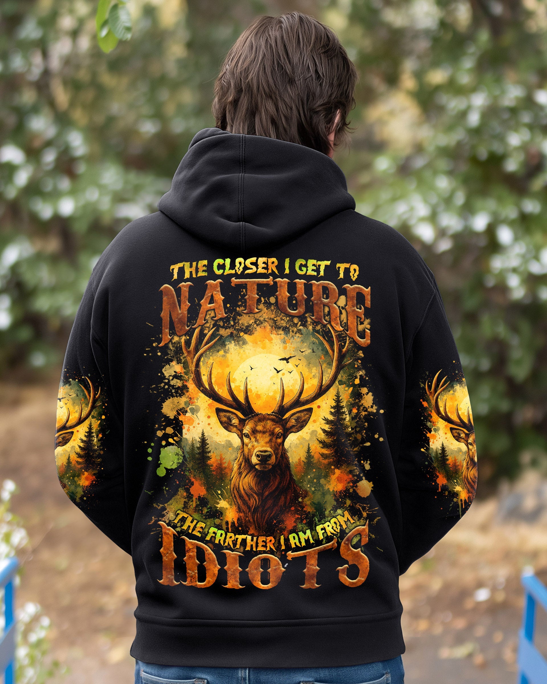 THE CLOSER I GET TO NATURE DEER ALL OVER PRINT - TLNZ2908253