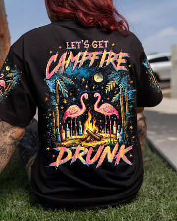 LET'S GET CAMPFIRE DRUNK FLAMINGO ALL OVER PRINT - TLNZ2808251