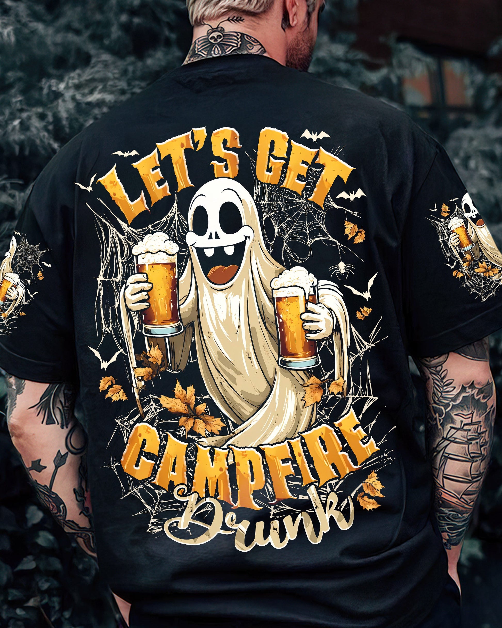 LET'S GET CAMPFIRE DRUNK BOO HALLOWEEN ALL OVER PRINT - TLNZ2108252