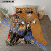 Bluejose Custom Text Wilderness Cross Moose Hunting Bedding Set 3D All Over Printed ( 4 Colors )