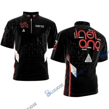 BlueJose Indiana Billiards Personalized Name Shirt