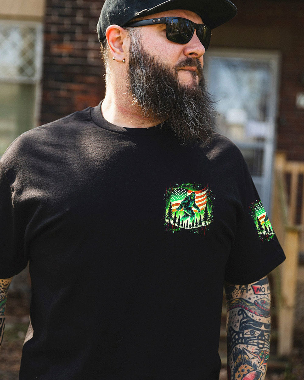 THE CLOSER I GET TO NATURE BIGFOOT  ALL OVER PRINT  - TLDU1211243
