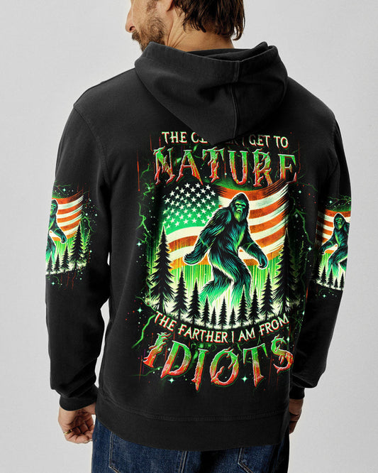 THE CLOSER I GET TO NATURE BIGFOOT  ALL OVER PRINT  - TLDU1211243