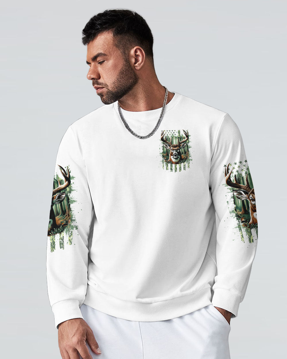 THE CLOSER I GET TO NATURE HUNTING ALL OVER PRINT - TLNO0110243