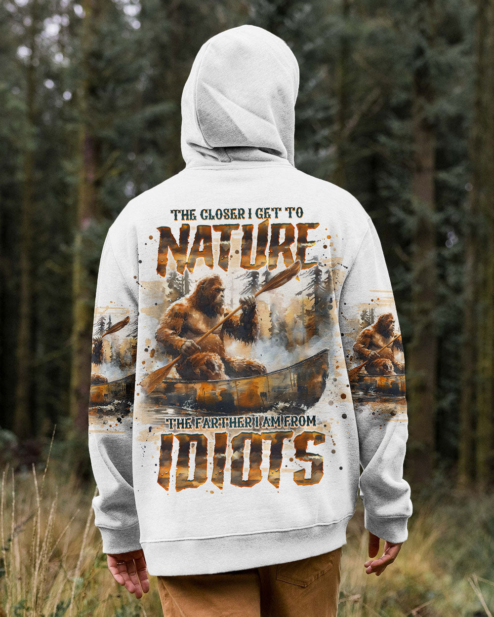 THE CLOSER I GET TO NATURE BIGFOOT LAKE ALL OVER PRINT - TLNO0608243