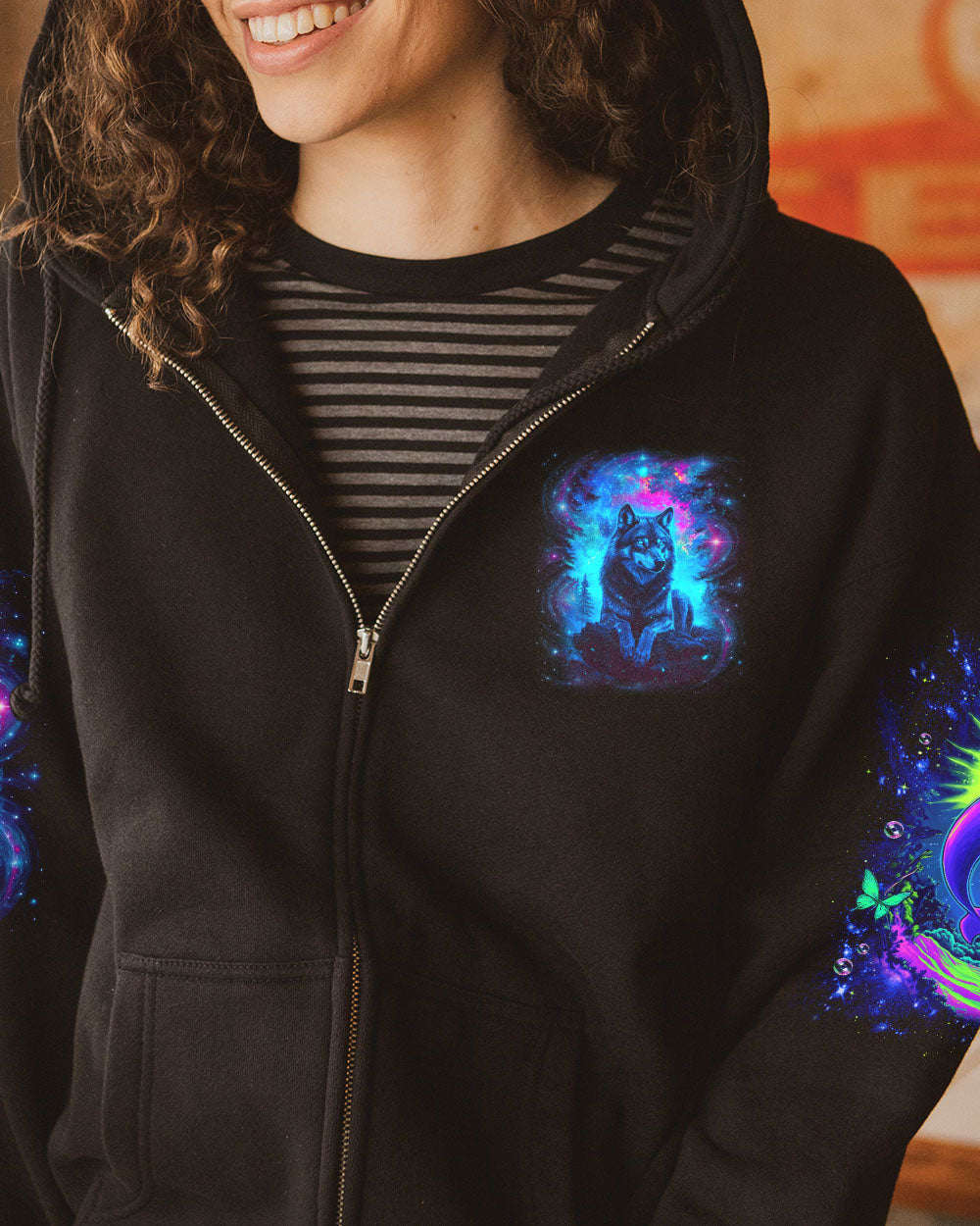 HELLO DARKNESS MY OLD FRIEND WOLF ALL OVER PRINT - TLNO0611252