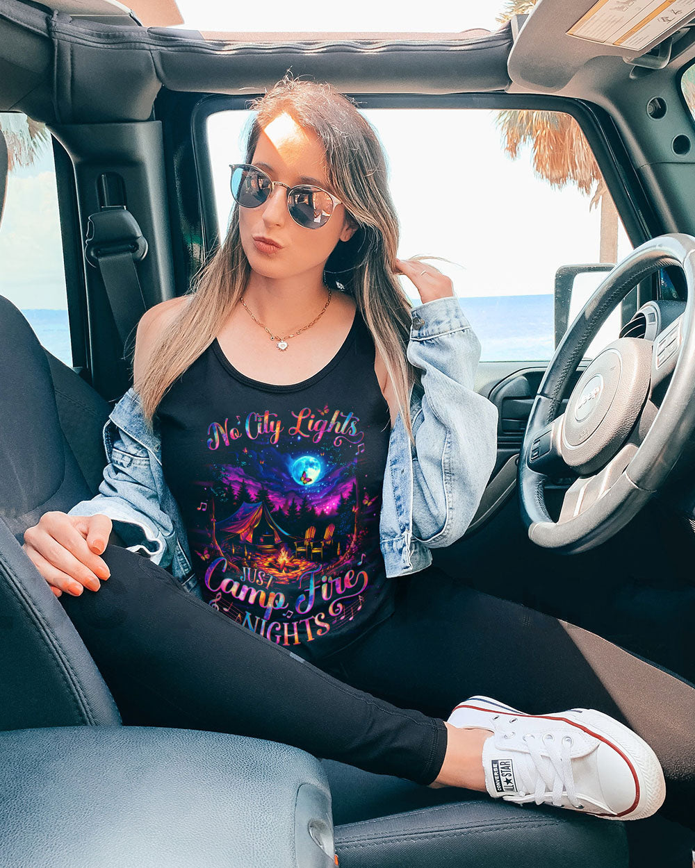 NO CITY LIGHTS JUST CAMPFIRE NIGHTS ALL OVER PRINT - TLNO0710242