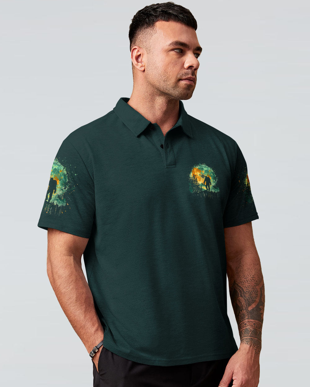AND INTO THE FOREST I GO BIGFOOT ALL OVER PRINT - TLNO1002251