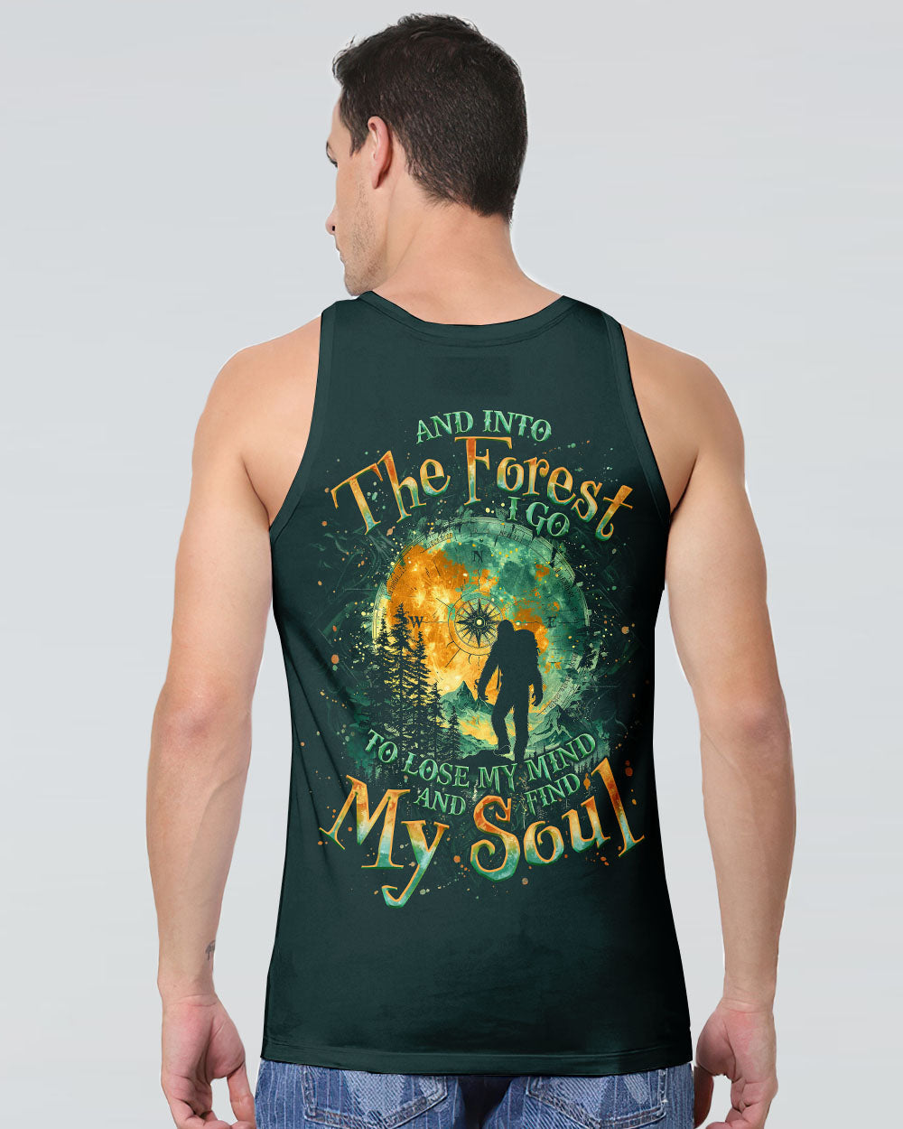 AND INTO THE FOREST I GO BIGFOOT ALL OVER PRINT - TLNO1002251