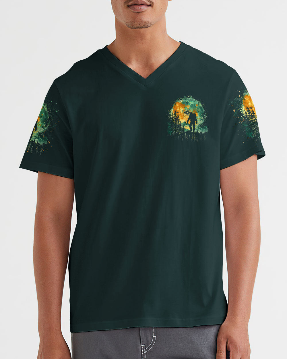 AND INTO THE FOREST I GO BIGFOOT ALL OVER PRINT - TLNO1002251