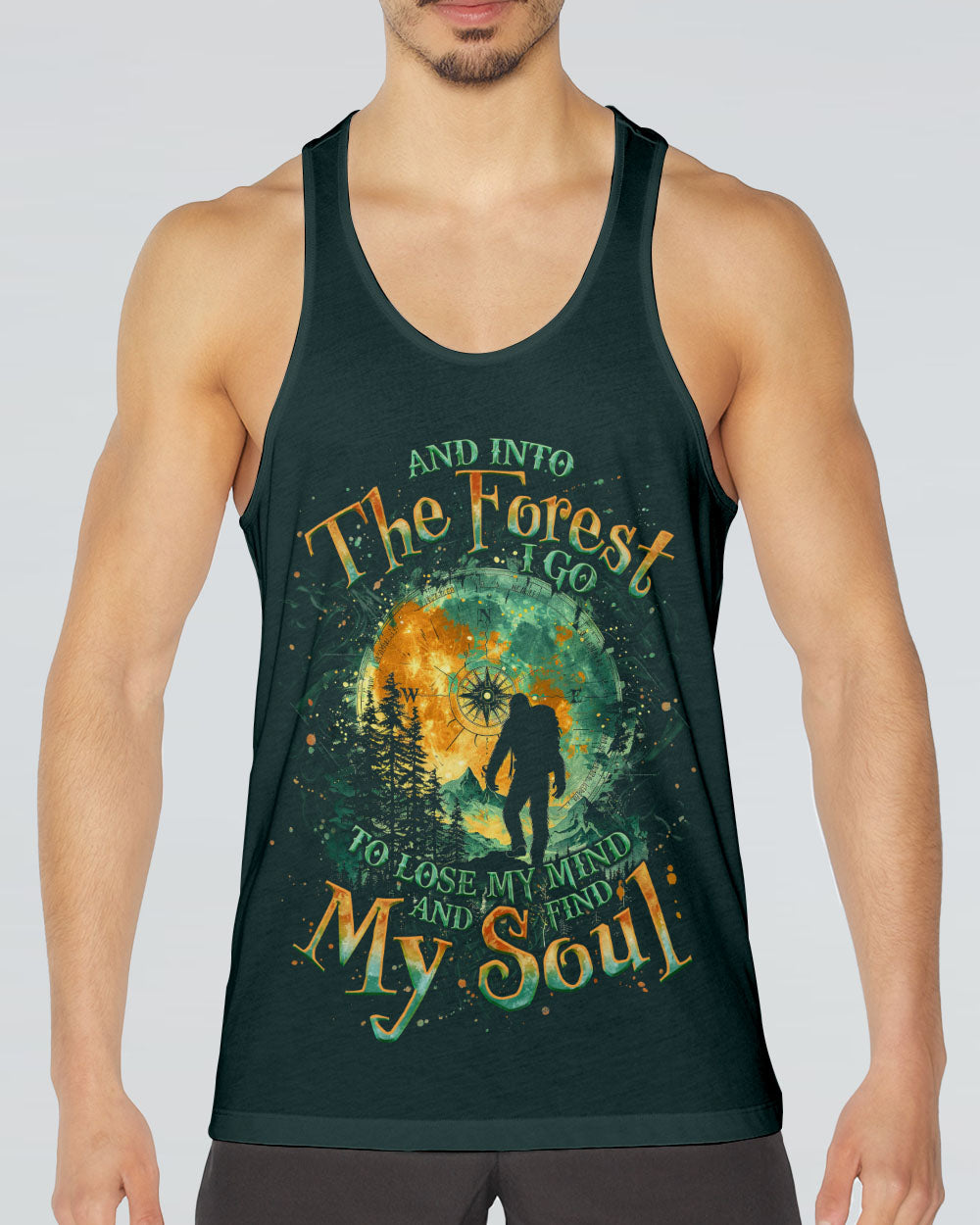 AND INTO THE FOREST I GO BIGFOOT ALL OVER PRINT - TLNO1002251