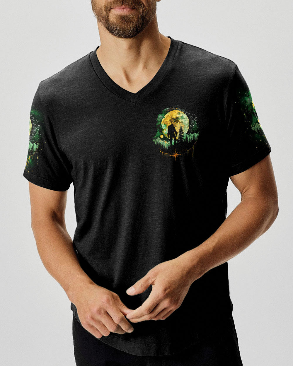 AND INTO THE FOREST I GO BIGFOOT ALL OVER PRINT - TLNO1212243
