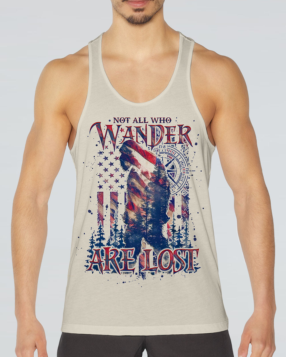 NOT ALL WHO WANDER ARE LOST BIGFOOT  ALL OVER PRINT - TLNO1311243