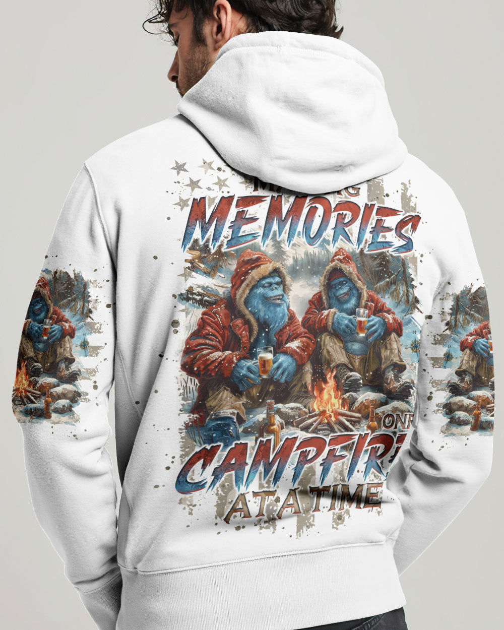 MAKING MEMORIES ONE CAMPFIRE AT A TIME BIGFOOT  ALL OVER PRINT - TLNO1812243